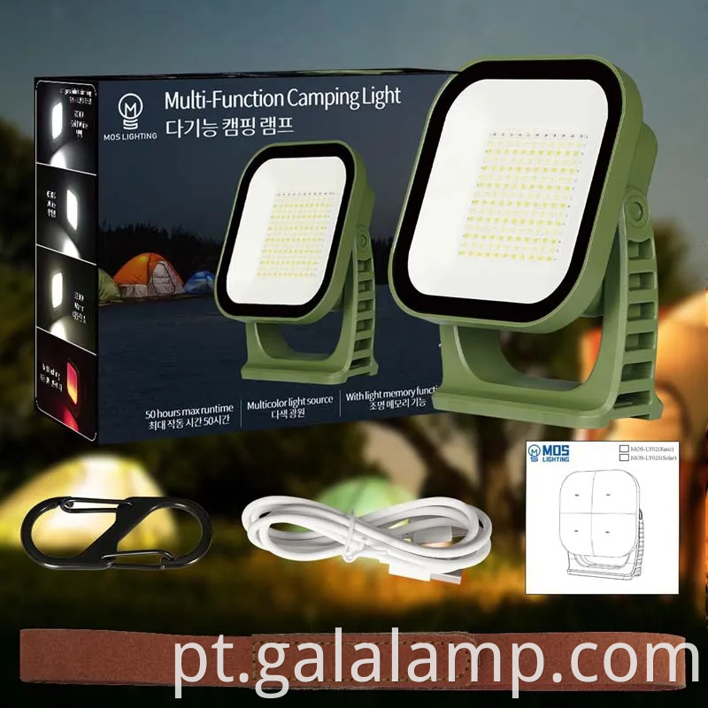 Ultimate Magnetic Rechargable Camping Lantern com Power Bank